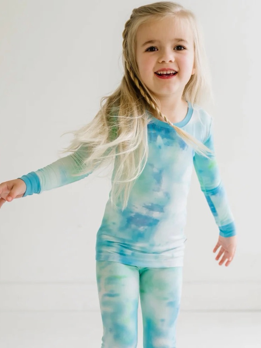 Little Sleepies Tide Pool Watercolor Two-Piece Pajama Set